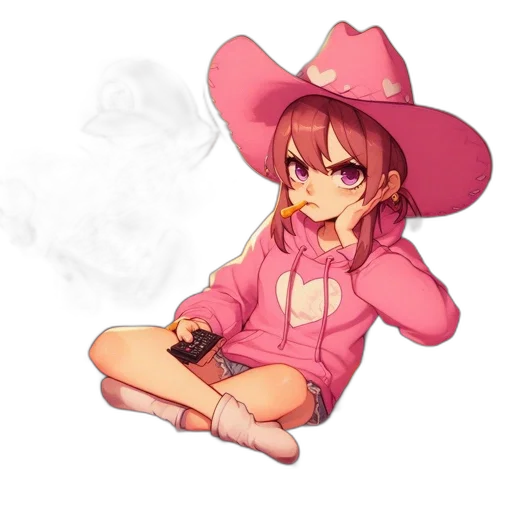 hat, staff, weapon, jacket transparent PNG cut-out