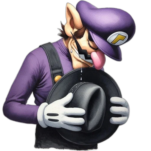 hat, mask, staff, weapon transparent PNG cut-out