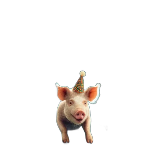 animal, hat, crown, staff transparent PNG cut-out