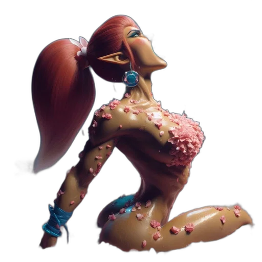 dress, creature, robot, concept art transparent PNG cut-out