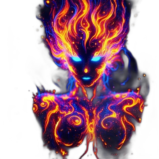 dragon, mask, staff, face transparent PNG cut-out