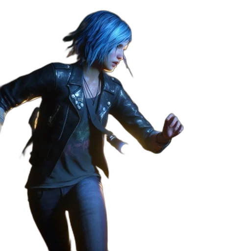 jacket, concept art, cyberpunk, 3d render transparent PNG cut-out
