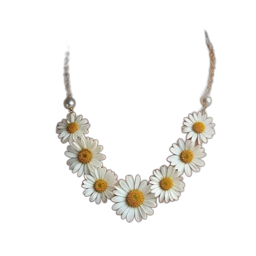 jewelry, crown, flower, daisy transparent PNG cut-out