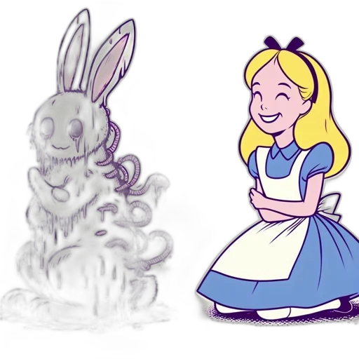 dress, creature, concept art, cartoon transparent PNG cut-out