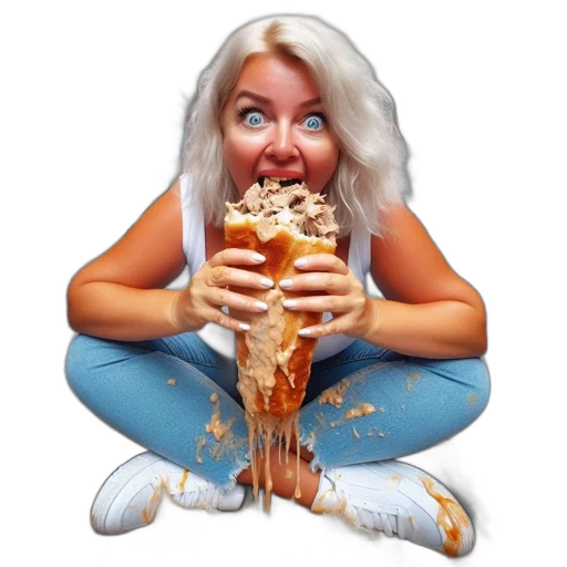 food, creature, concept art, photorealistic transparent PNG cut-out