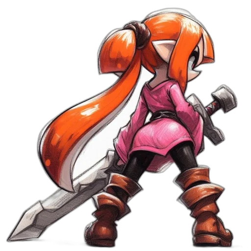 weapon, sword, staff, animal transparent PNG cut-out