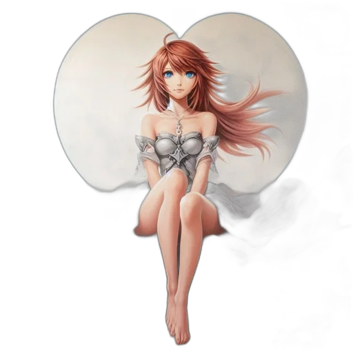 dress, jewelry, 3d render, fantasy art transparent PNG cut-out