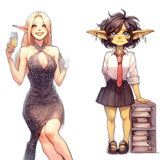 dress, pixel art, concept art, fantasy art transparent PNG cut-out