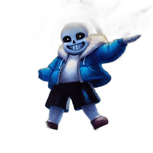 jacket, staff, mask, creature transparent PNG cut-out