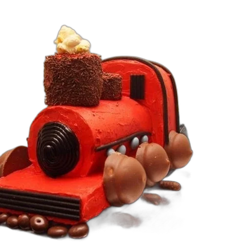 car, food, crown, 3d render transparent PNG cut-out