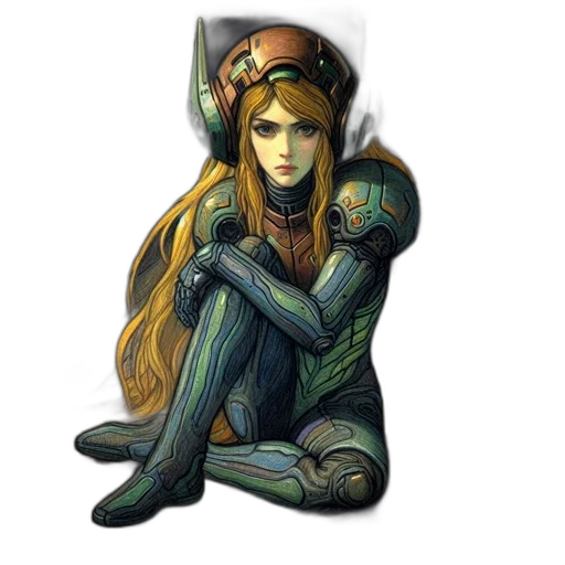 concept art, comic book art, fantasy art, pixel art transparent PNG cut-out