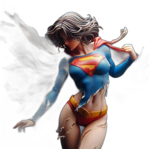 comic book art, concept art, fantasy art, watercolor transparent PNG cut-out
