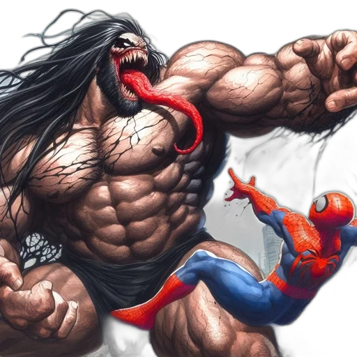 comic book art, concept art, fantasy art, photorealistic transparent PNG cut-out