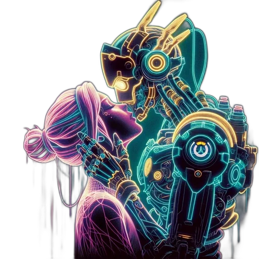 robot, mask, jewelry, dress transparent PNG cut-out