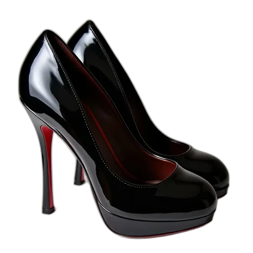 shoes, 3d render, photorealistic, pair transparent PNG cut-out