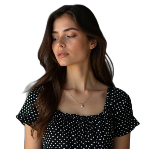 dress, jewelry, face, crown transparent PNG cut-out