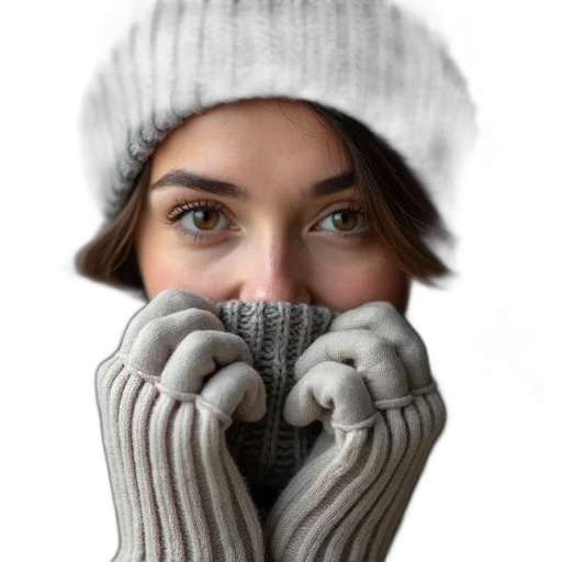 face, mask, hat, jacket transparent PNG cut-out