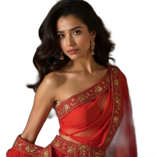 dress, jewelry, photorealistic, oil painting transparent PNG cut-out