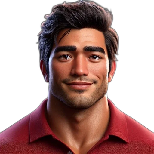 face, hair, staff, animal transparent PNG cut-out