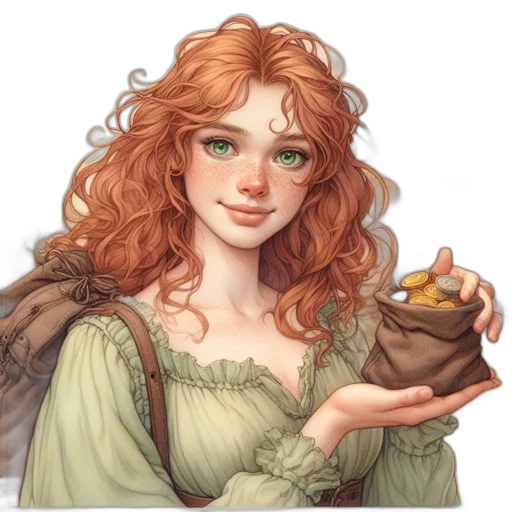 dress, face, fantasy art, concept art transparent PNG cut-out