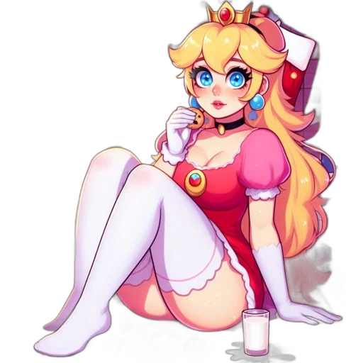 dress, staff, crown, robot transparent PNG cut-out