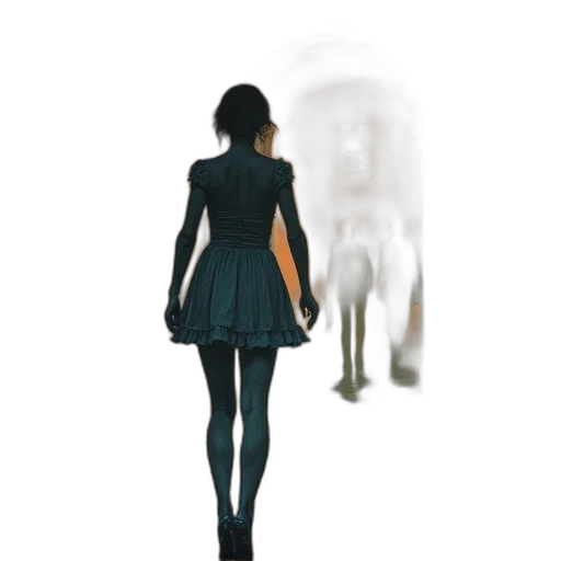 dress, robot, creature, jacket transparent PNG cut-out