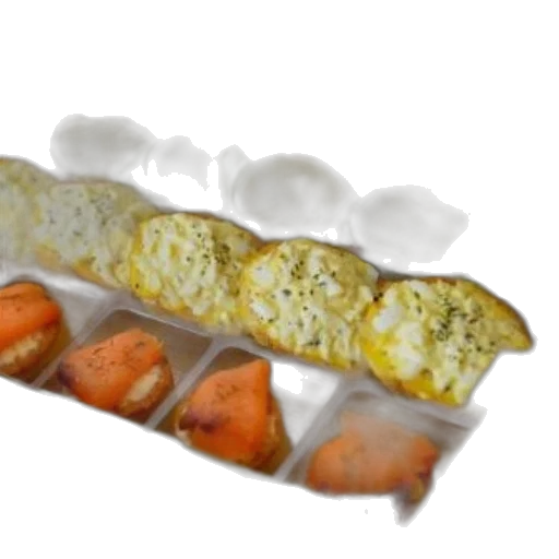food, 3d render, box, assorted transparent PNG cut-out
