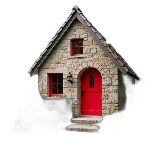 building, furniture, 3d render, photorealistic transparent PNG cut-out