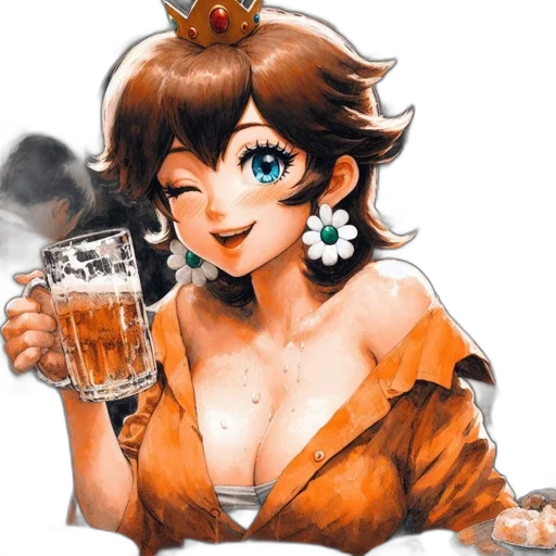 dress, crown, staff, food transparent PNG cut-out