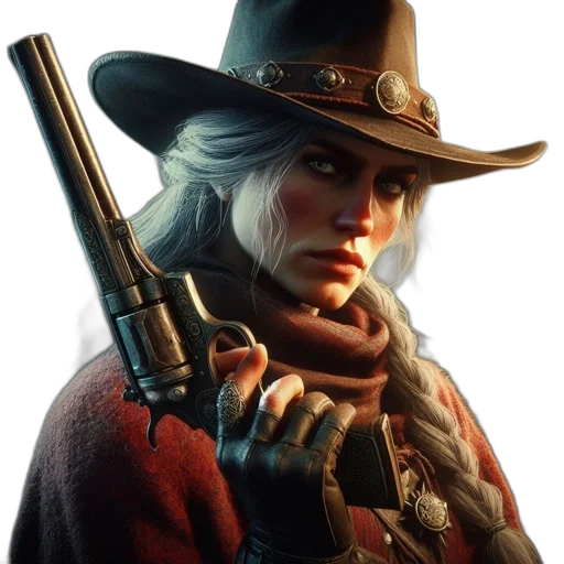 hat, weapon, face, jacket transparent PNG cut-out
