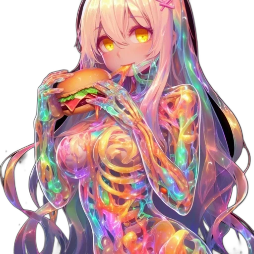 dress, creature, robot, food transparent PNG cut-out