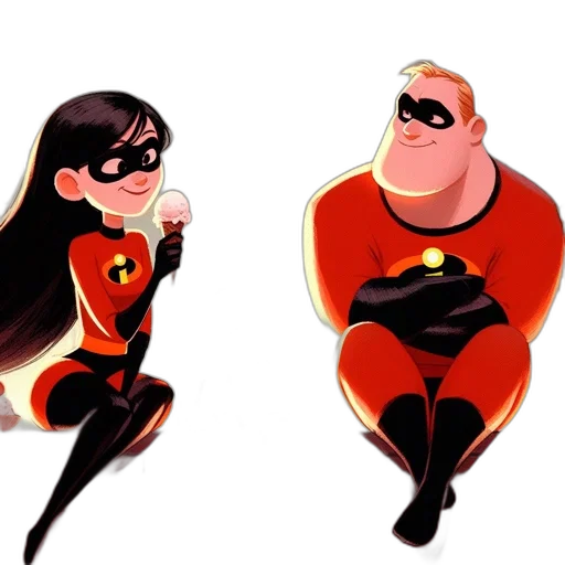 concept art, comic book art, cartoon, red transparent PNG cut-out