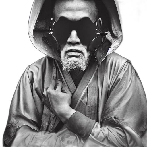 mask, face, jacket, staff transparent PNG cut-out