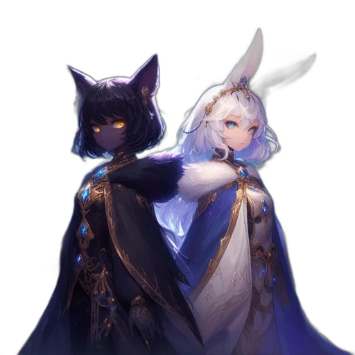 staff, mask, crown, fantasy art transparent PNG cut-out