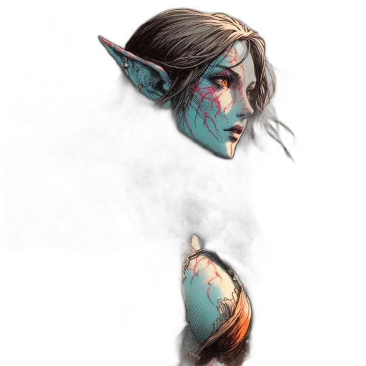 mask, face, staff, dragon transparent PNG cut-out