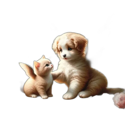 animal, concept art, photorealistic, 3d render transparent PNG cut-out