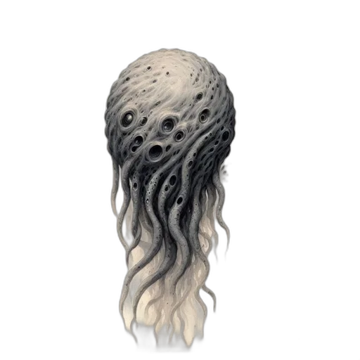 hair, creature, mask, animal transparent PNG cut-out