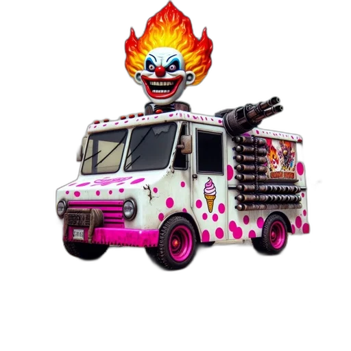 weapon, car, concept art, fire transparent PNG cut-out