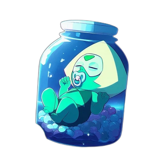 bottle, creature, mask, animal transparent PNG cut-out