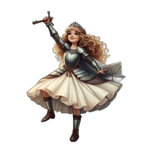 staff, dress, sword, fantasy art transparent PNG cut-out