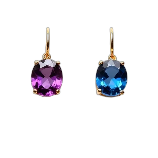 jewelry, crown, pair, earrings transparent PNG cut-out