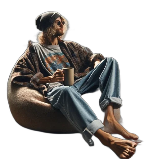 furniture, jacket, face, hat transparent PNG cut-out