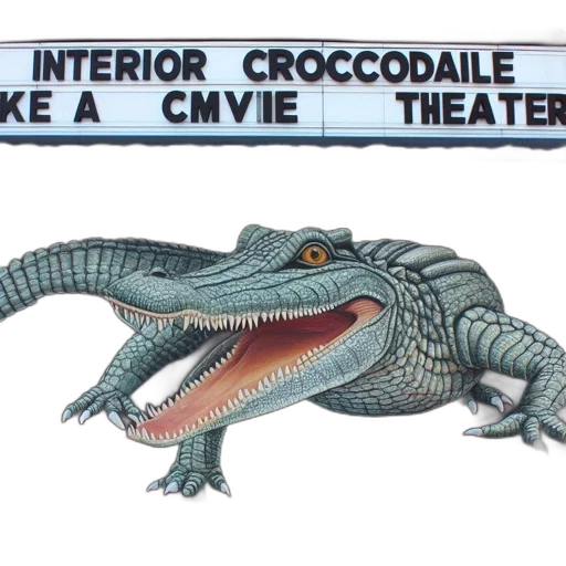 creature, concept art, large, crocodile transparent PNG cut-out