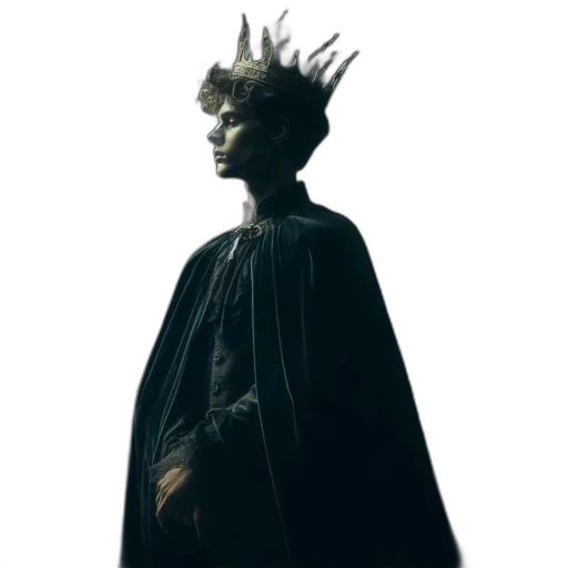 crown, mask, staff, dress transparent PNG cut-out
