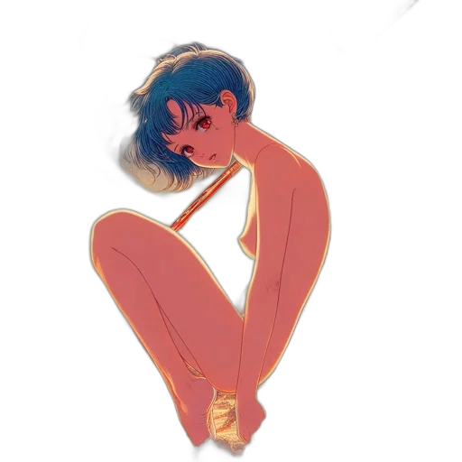 dress, creature, mask, hair transparent PNG cut-out