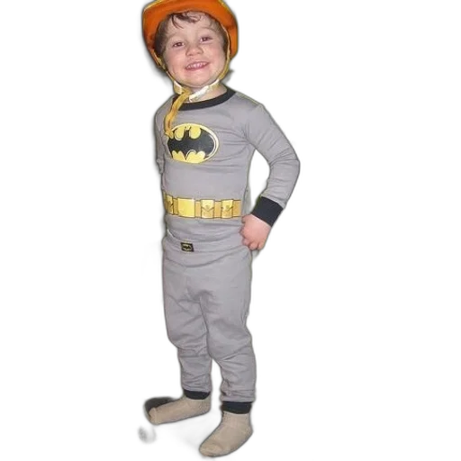 young, boy, dressed, batman transparent PNG cut-out