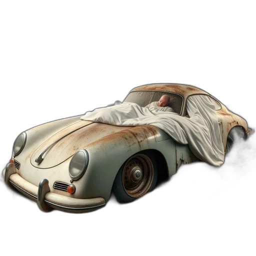 car, 3d render, concept art, photorealistic transparent PNG cut-out