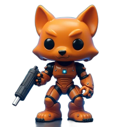 animal, weapon, robot, 3d render transparent PNG cut-out