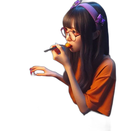 food, face, weapon, photorealistic transparent PNG cut-out