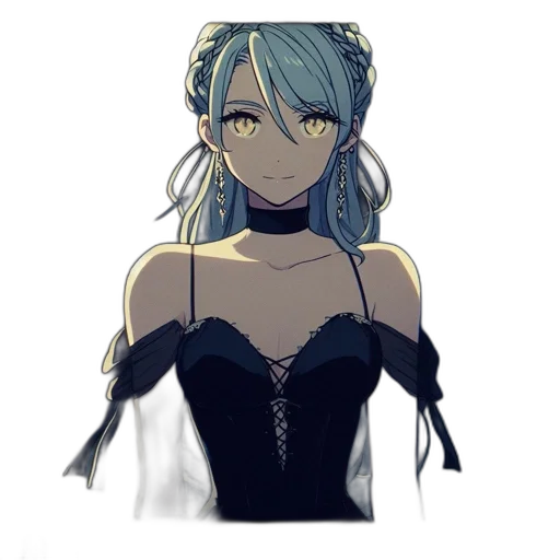 dress, mask, staff, crown transparent PNG cut-out